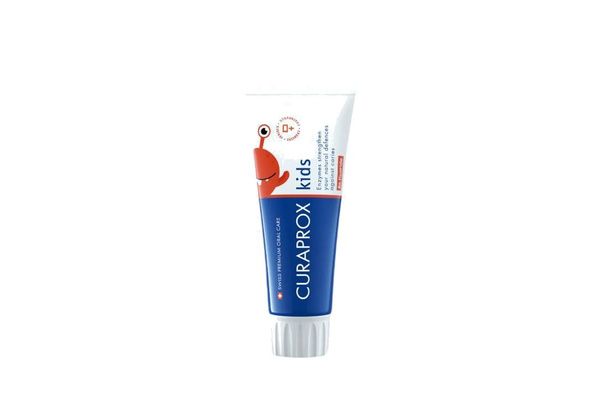 Паста зубная Kids Zero, 0ppm, 0+,клубника, 60мл., Curaprox, Швейцария