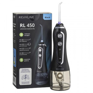 Ирригатор полости рта RL 450, портативный, черный, Revyline, Китай