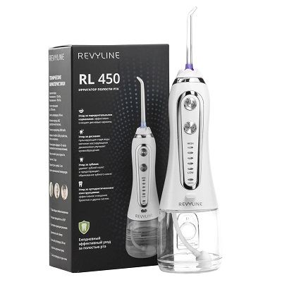 Ирригатор полости рта RL 450, портативный, белый, Revyline, Китай