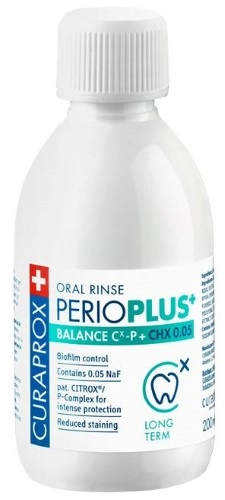 Ополаскиватель Perio Plus Balance, хлоргексидин 0,05%, 200мл., Curaprox, Швейцария