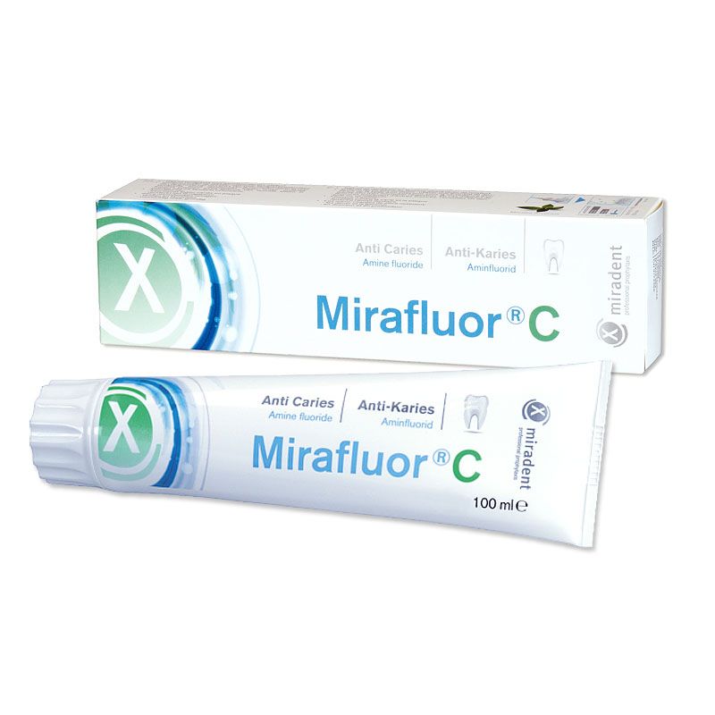 Паста зубная Mirafluor C, 1250 ppm, 100 мл.,Miradent,Германия