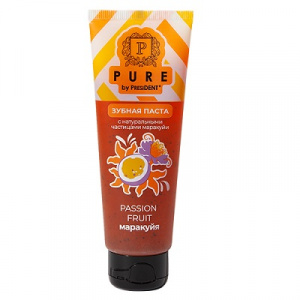 Паста зубная PURE, Маракуйя, 115г., PresiDENT, Италия