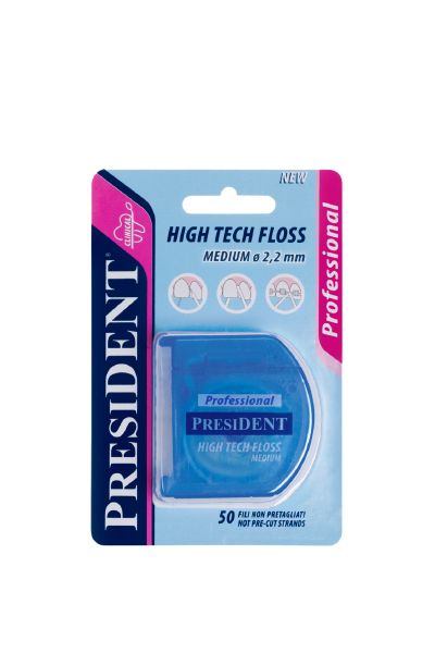 Флосс High Tech, суперфлосс, средний, 2,2мм., PresiDENT, Италия