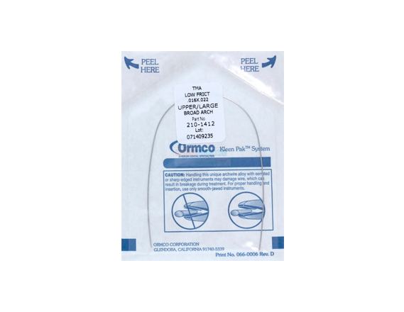 Дуга SS, 016х022, в.ч., Ormco, США