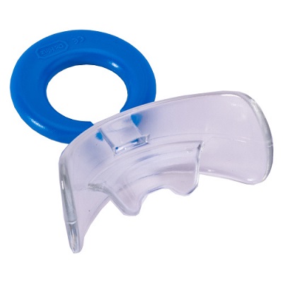 Пластинка вестибулярная MUPPY, с козырьком, жесткая, large, 5-7 лет, Dr.Hinz Dental, Германия
