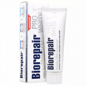 Паста зубная Biorepair Pro White, сохраняющая белизну, 75мл., Biorepair, Италия