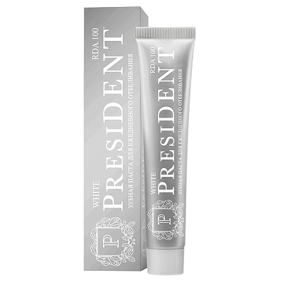 Паста зубная PROFI White, 50мл., PresiDENT, Италия