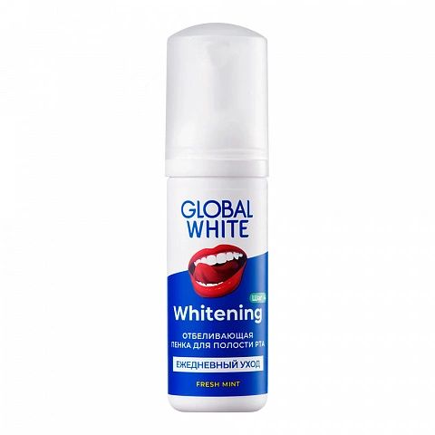 Пенка реминерализующая Antiplage, 50мл., Global White, Россия