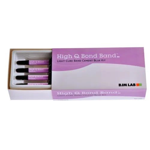 Цемент High-Q-Bond Light Cure Band , для фиксации оротодонтических колец, 4х4гр., BJM LAB, Израиль