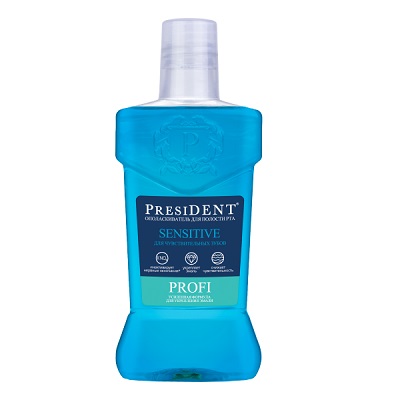 Ополаскиватель PROFI Sensitive, 250мл., PresiDENT, Италия