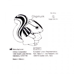 Кольцо эластичное Бурундук, 1/8, 3,18мм., средне-сильные, 3,5 OZ, Ormco, США