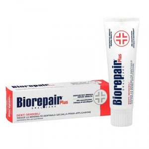 Паста зубная Biorepair+ Sensitive Teeth, для чувствительных зубов, 75мл., Biorepair, Италия