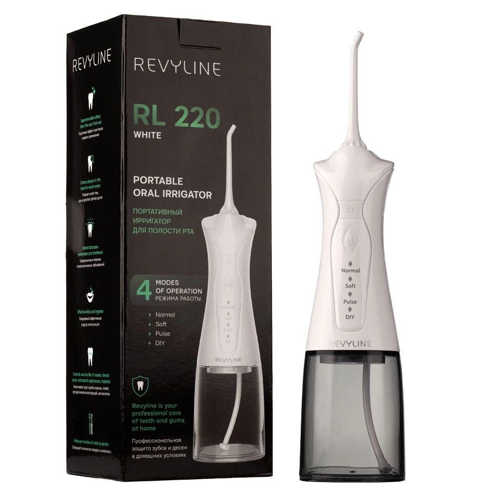 Ирригатор полости рта RL 220, портативный, Revyline, Китай