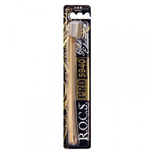 Щетка зубная PRO 5940 Gold Edition, R.O.C.S., Россия