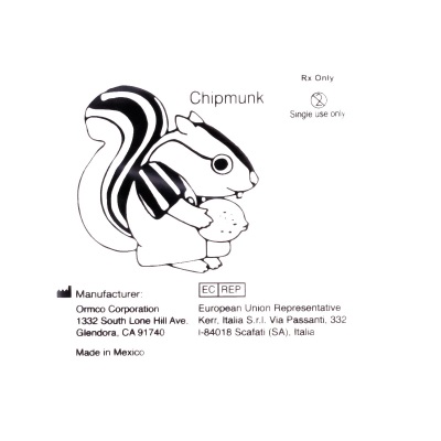 Кольцо эластичное Бурундук, 1/8, 3,18мм., средне-сильные, 3,5 OZ, Ormco, США
