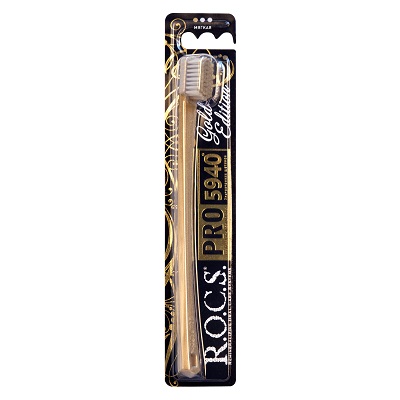Щетка зубная PRO 5940 Gold Edition, R.O.C.S., Россия