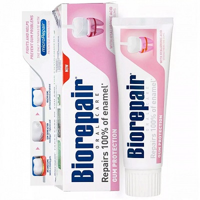Паста зубная Biorepair Gum Protection, защита десен, 75мл., Biorepair, Италия